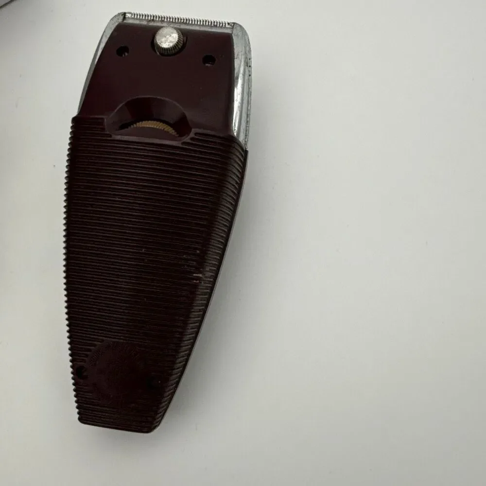1950s Schick Flyer Electric Dry Shaver with Box Case Manual‎ USA Made As Is